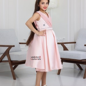 فستان بناتي لون ابيض 1013